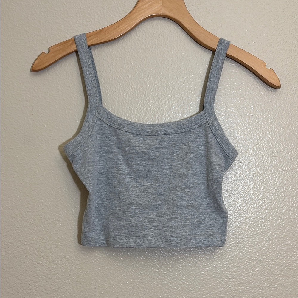 *4/15* Divided Grey Tank Top